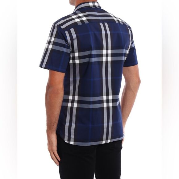 Burberry Brit Nelson Check Pattern Short Sleeve Button - Picture 2 of 9